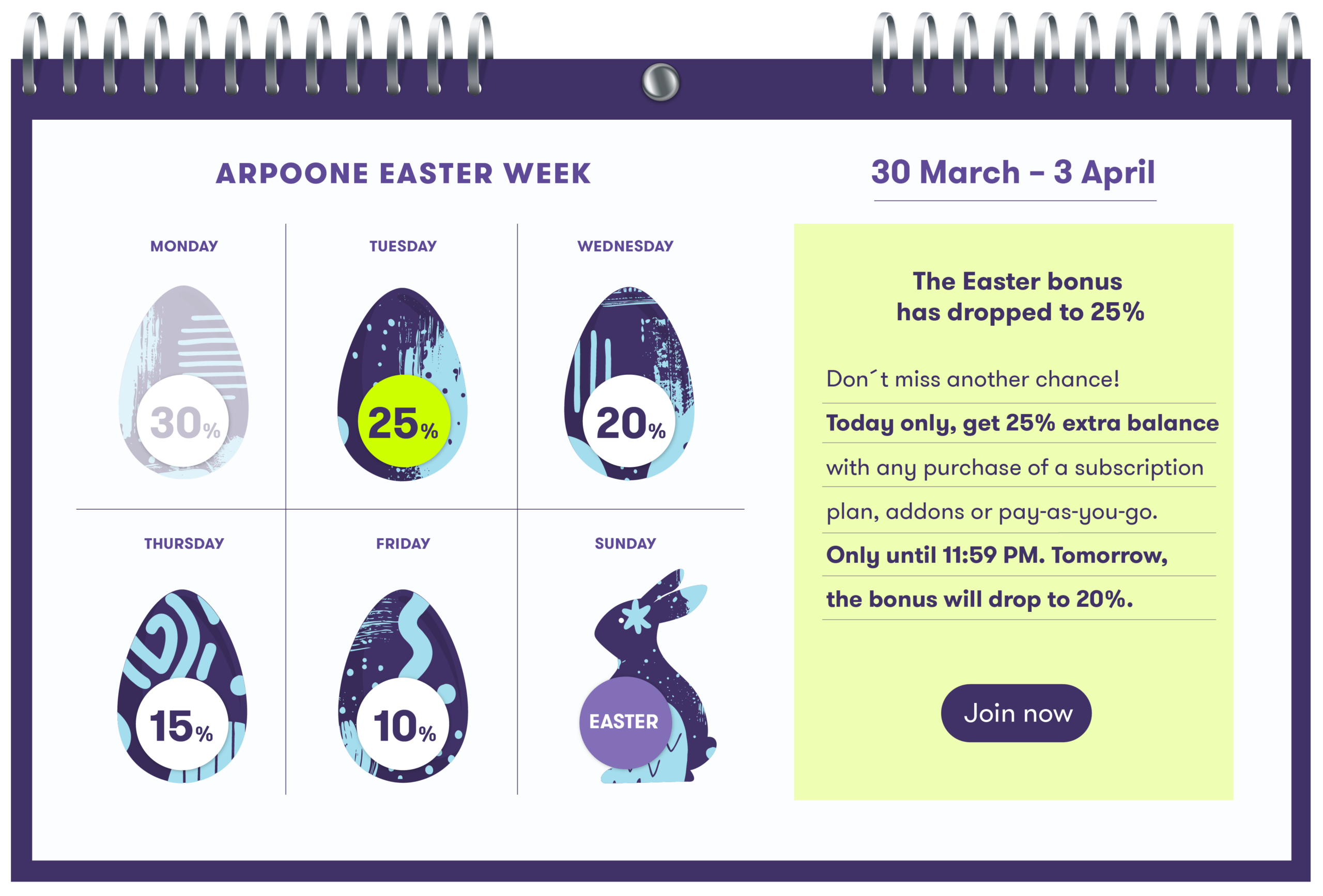 Arpoone easter week