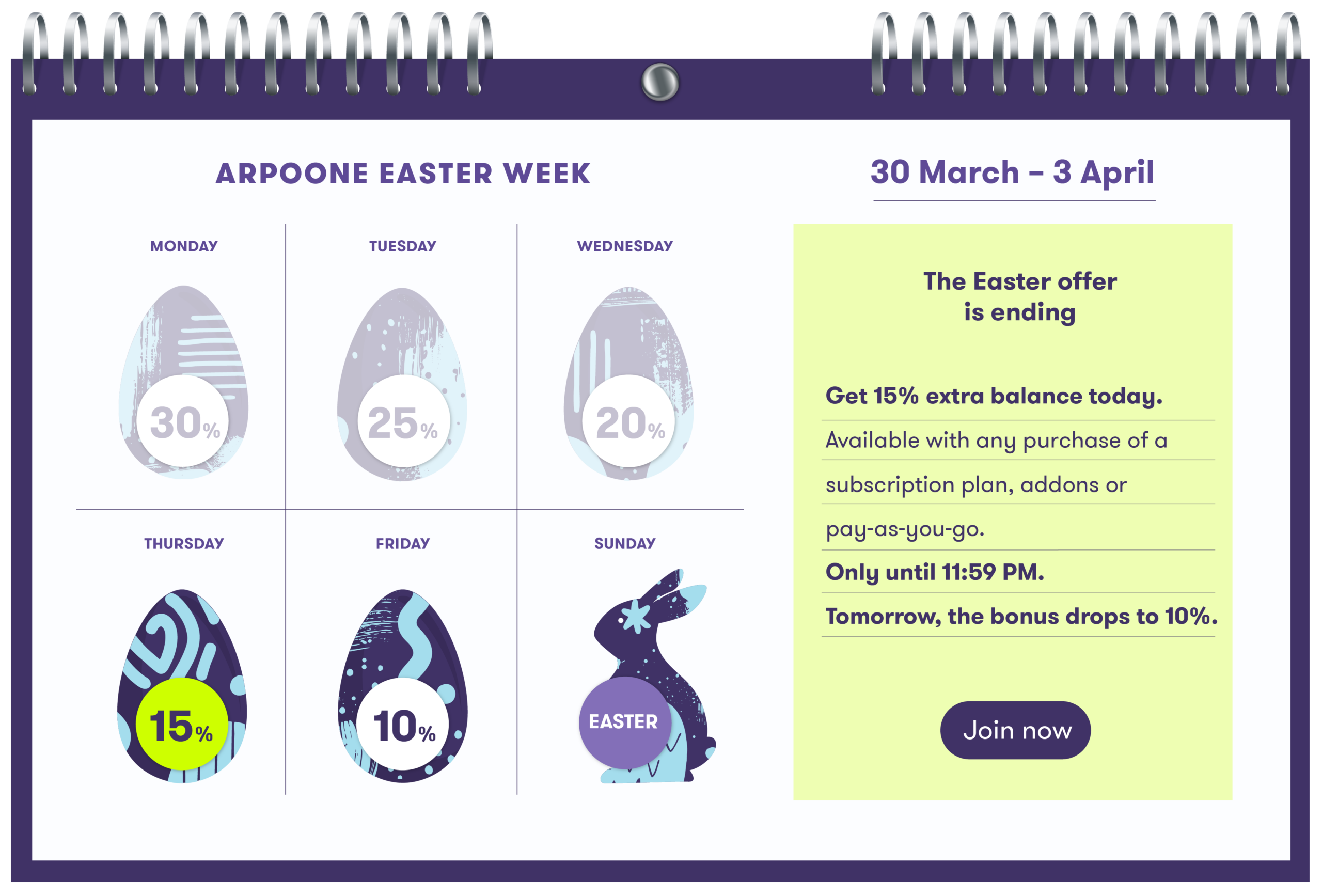 arpoone easter week